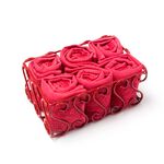 6 Pieces Cotton Face Towels Packed In Iron Basket 30X30 Cm image number 0