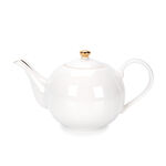 La Mesa white porcelain English tea pot image number 1