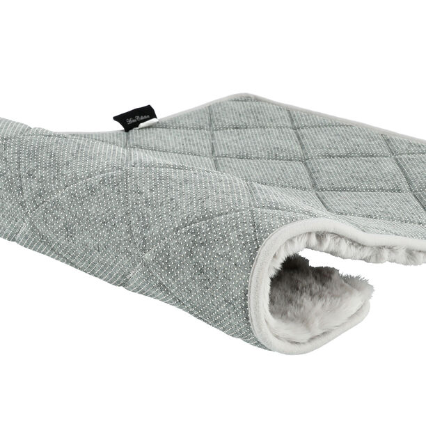 Cottage grey polyester bathmat 50*80 cm image number 2