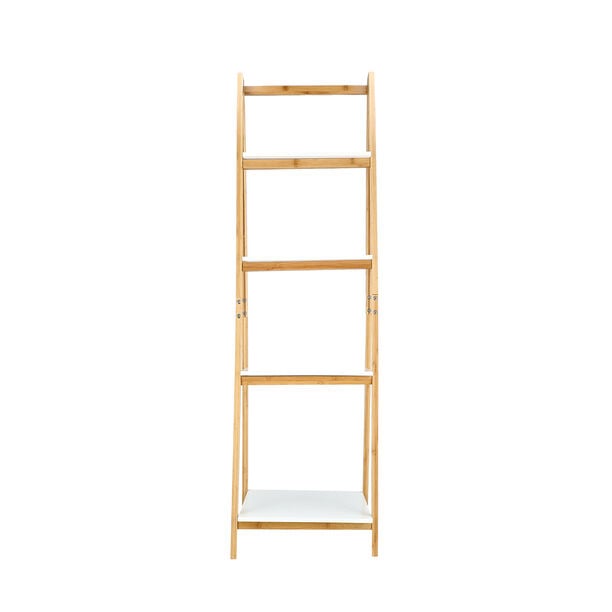 4 Tiers Bamboo Mdf Folding Rack image number 1