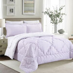 Cottage Comforter Set King Size 5 Pieces Camlica Purple  image number 1