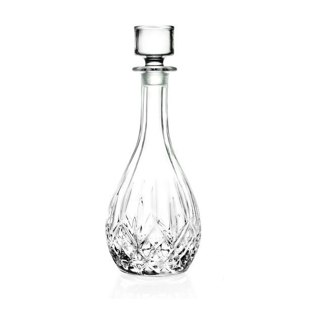 RCR transparent crystal glass decanter with lid image number 0