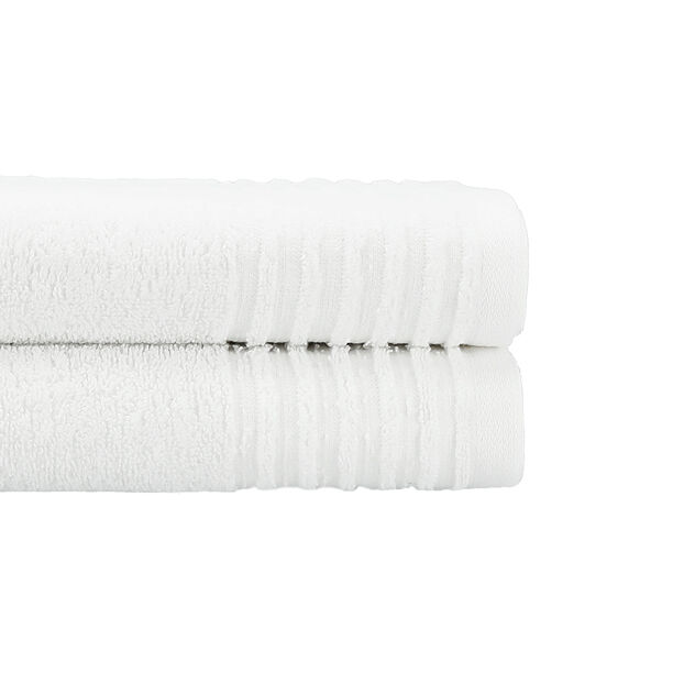 Cottage White Pack Of 2 Pcs Bath Towel Bundle 70*140 Cm image number 3