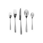 La Mesa silver stainless steel cutlery set 20 pc image number 1