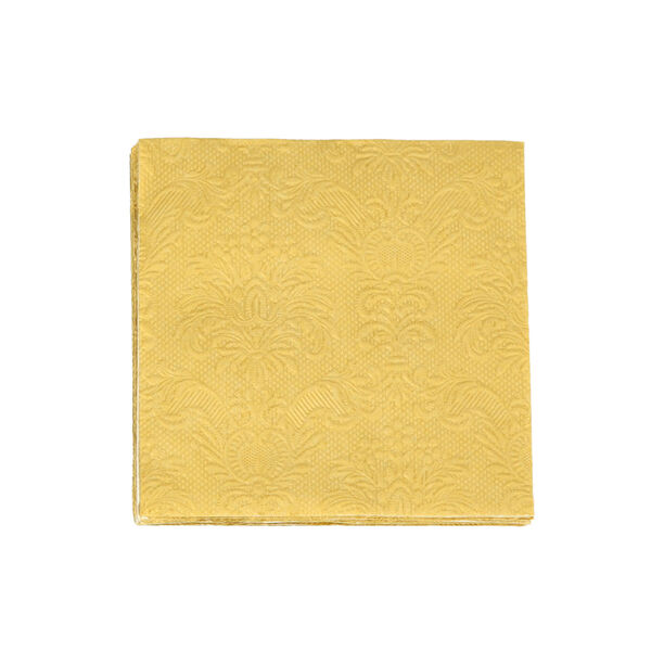 Serving Napkins Cocktail Paper Square 12.5*12.5cm Gold image number 1