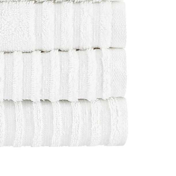 Cottage white 6 piece ultra soft towel set 50*100 cm image number 3