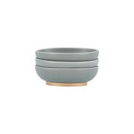 Dallat grey porcelain nut bowls set 3 pcs image number 1