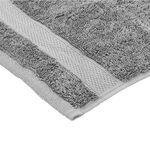 100% egyptian cotton bath towel, gray 70*140 cm image number 4