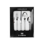 La Mesa silver stainless steel cutlery set 20 pc image number 1
