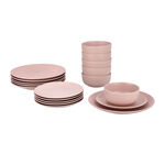 La Mesa pink stoneware 18 pc Dinner set image number 0