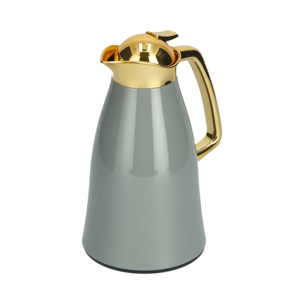 Dallaty vacuum flask chrome and grey 1L image number 2
