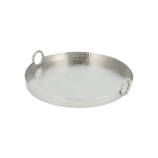 Serving tray nickel plated 36*36*6.5 cm