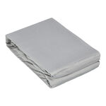 Boutique Blanche Bamboo Fitted Sheet 180X200+35 Cm Grey image number 1
