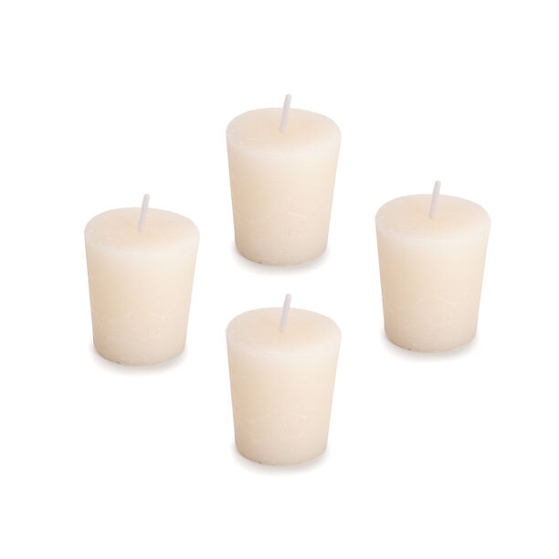 4 Pieces Votive Candle Ivory Vanilla image number 0