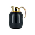 Dallaty steel vacuum flask navy blue/gold 1L image number 0