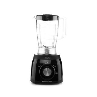 Philips stainless steel and plastic food processor black/silver 600W, 2 speeds