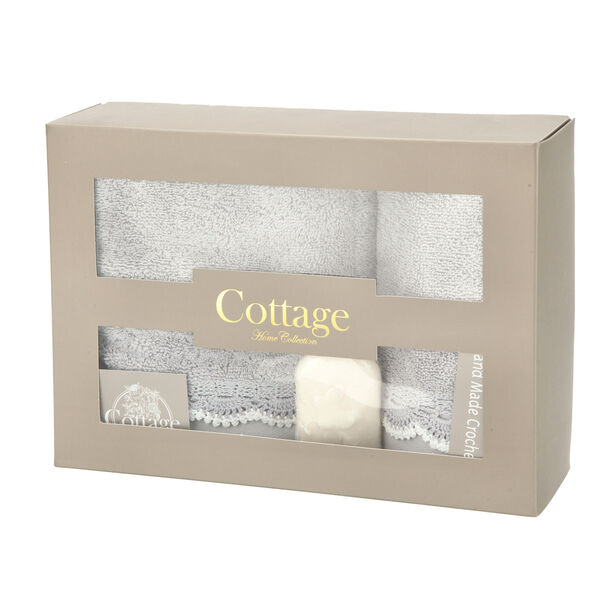 Cottage Cotton Gift Box Light Grey  image number 0
