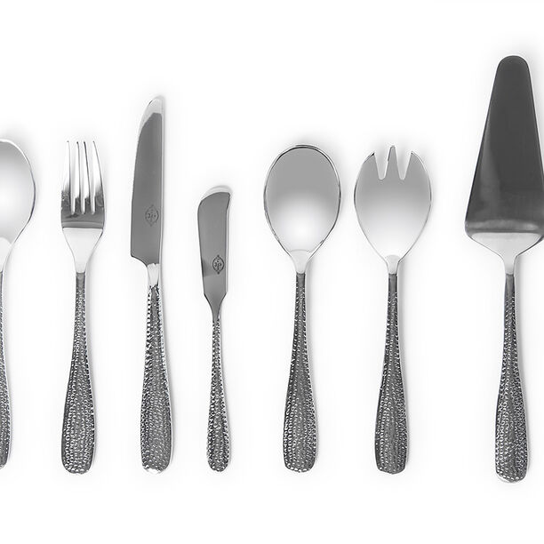 La Mesa silver stainless steel cutlery set 65 image number 0