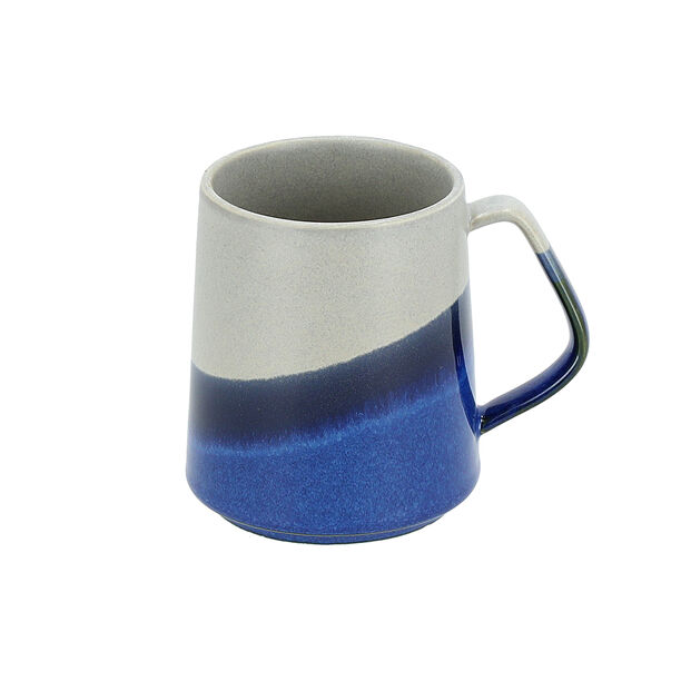 Porcelain mug shiny navy blue image number 2
