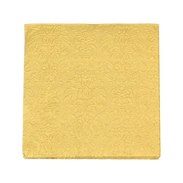 Serving Napkins Paper Square 16.5*16.5cm Gold image number 1