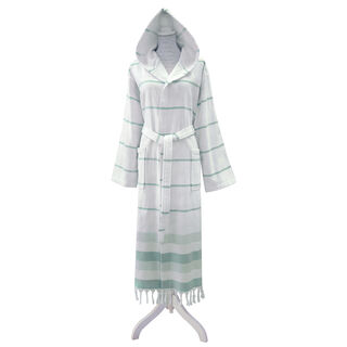 Cottage cotton pashterry tiffany bathrobe, size S/M