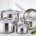 Stainless Steel 9 Pcs Cookware Set image number 1
