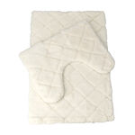 Cottage white polyester bathmat 60*90 cm image number 1