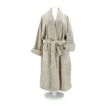 Ultra soft bathrobe, beige size L/XL image number 2