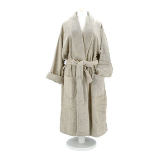 Ultra soft bathrobe, beige size L/XL