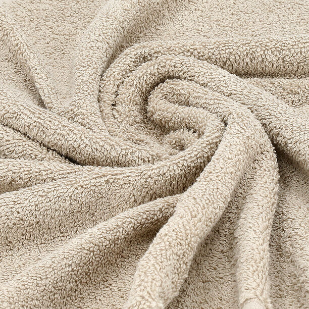 Boutique Blanche beige pack of 2 cotton bath towels 70*140 cm image number 2
