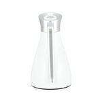 Dallaty steel vacuum flask white with matt silver handle 1L image number 2