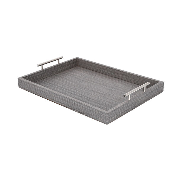 Dallaty dark grey wooden tray 48*35.8*7.5 cm image number 0