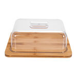 Alberto Bamboo Cheese Dome With Lid 30x24x10.5cm image number 2