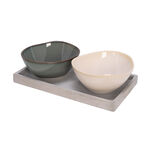 La Mesa multicolor durable porcelain serving bowl set 2 PCS image number 0