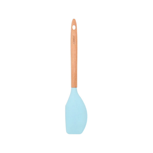  Silicone Spatula With Wooden Handle image number 1