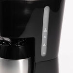 Alberto drip coffee maker 10 cups,900w 1.2l,steel pot image number 3