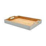 Dallaty grey bamboo serving tray 47*34*7 cm image number 1