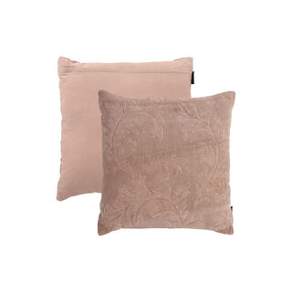 Cottage Jute Cotton Twill Cushion 50*50 cm Warm Pink