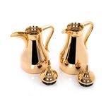 Dallaty set of 2 steel vacuum flask gold 1L & 7ml image number 2