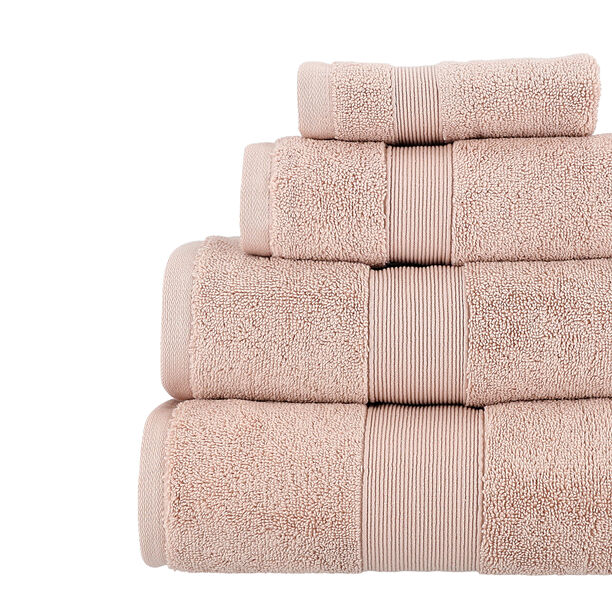 Boutique Blanche blush cotton ultra soft hand towel 100*50 cm image number 3