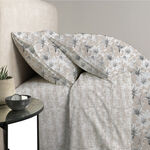 Cottage beige lilly comforter set king size with 3 pieces image number 2
