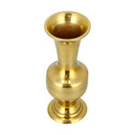 Aluminium Vase Shiny Brass Finish image number 3