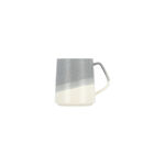 Porcelain mug shiny grey reactive glaze image number 1