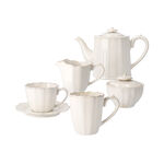 White porcelain English tea cups set 11 pcs image number 1