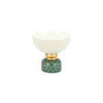 Dallaty white & green nut bowl 17.5*16.5*14.2 cm image number 1