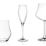 RCR transparent crystal glasses set of 18 pc image number 4