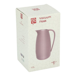 Dallaty plastic vacuum flask dark pink 1L