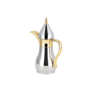 Dallaty mini vacuum flask chrome/gold 3 ml