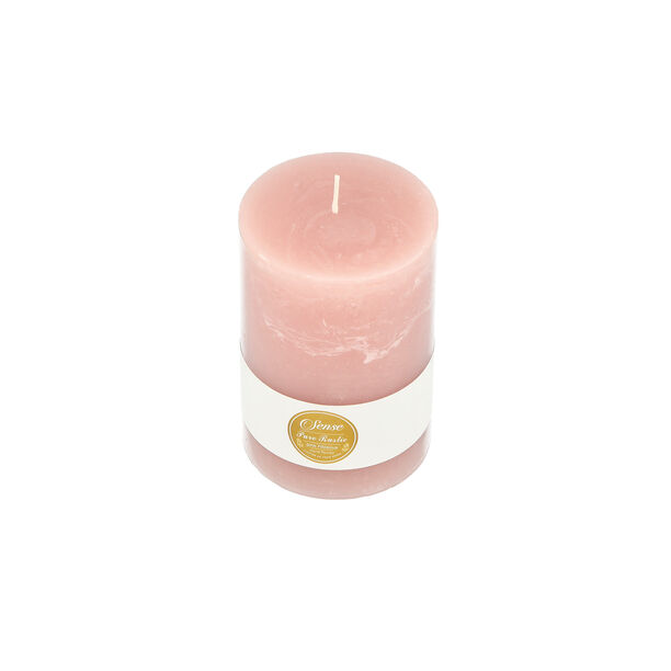 Pillar Candle Rustic Pink image number 1