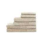 Cottage beige pack of 6 pcs towel set 70*140 cm image number 1